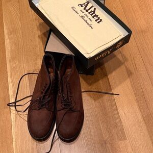 Alden x Brogue Morris V-Tip Boot